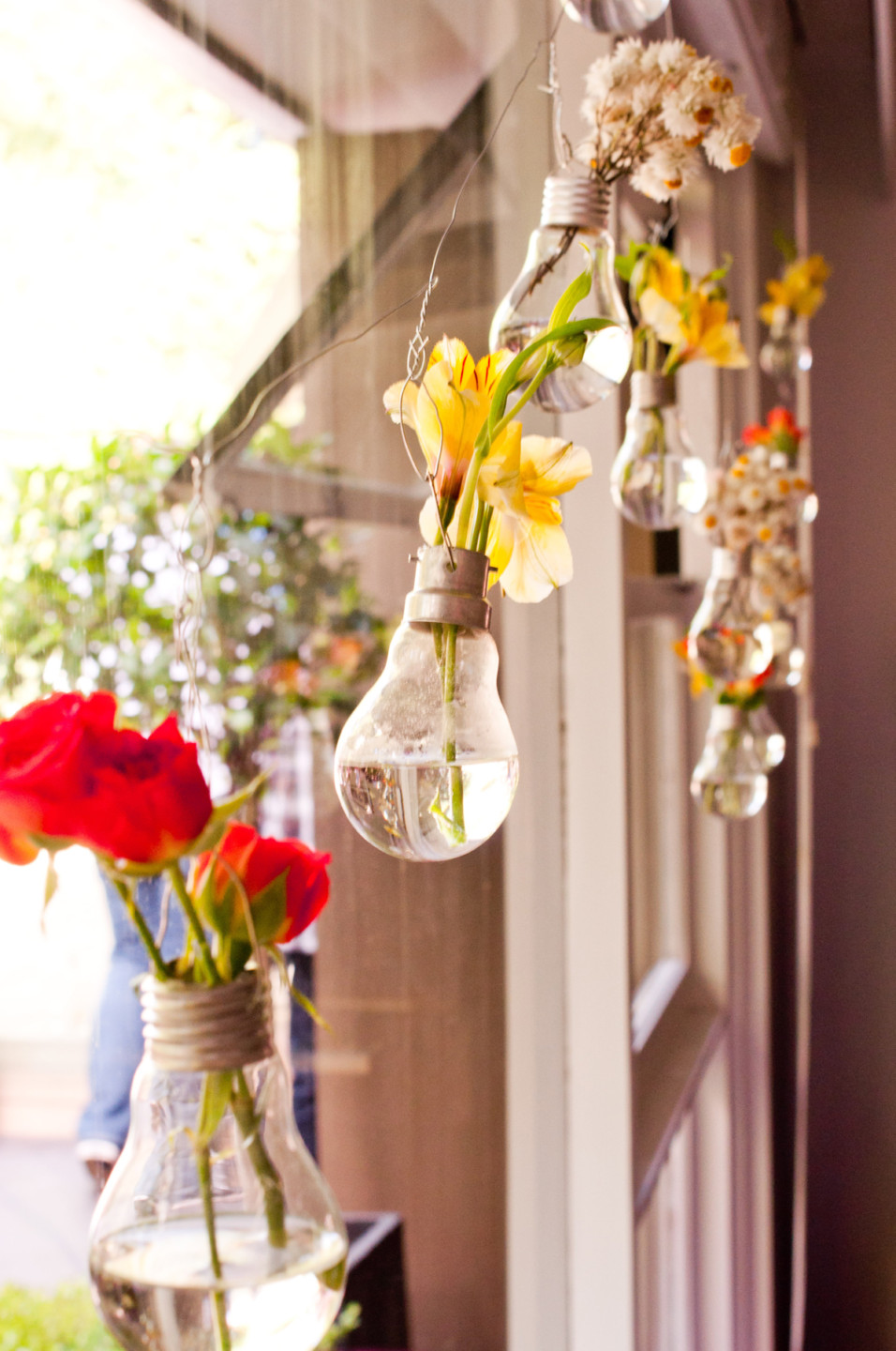 Light Bulb Flower Vase