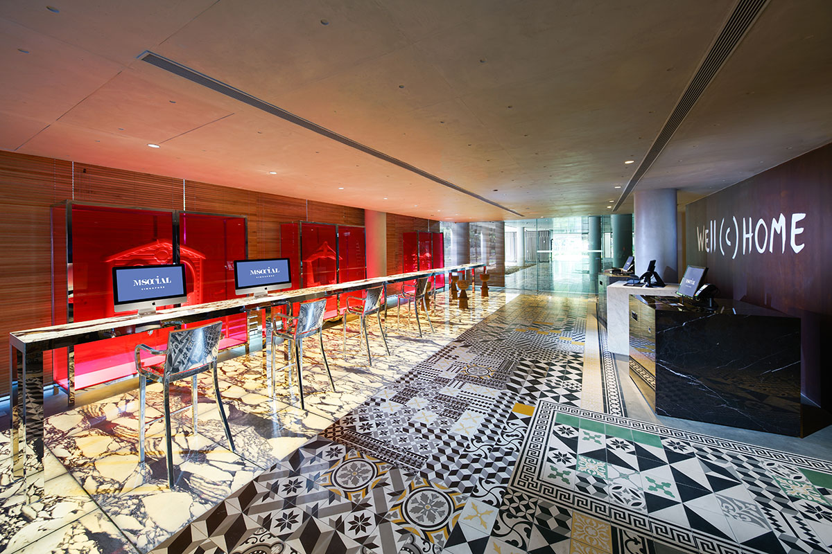 Philippe Starch design hotel lobby Singapore