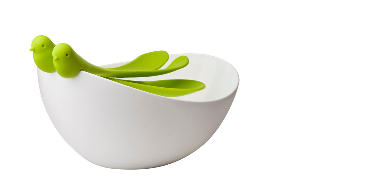 Decorative salad bowl