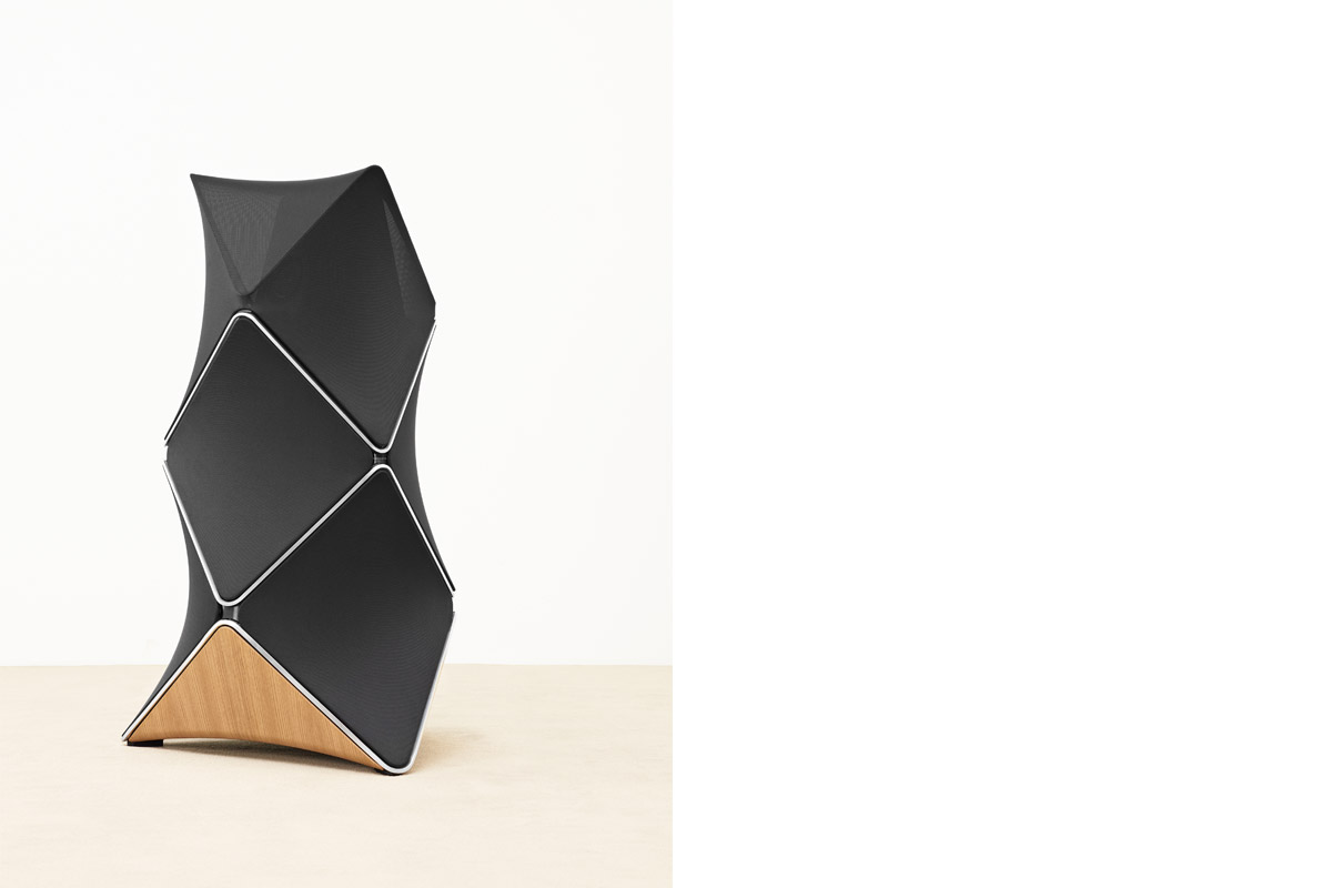 The Beolab 90 was designed to allow sound to move in a room and its 360° design facilitates that.