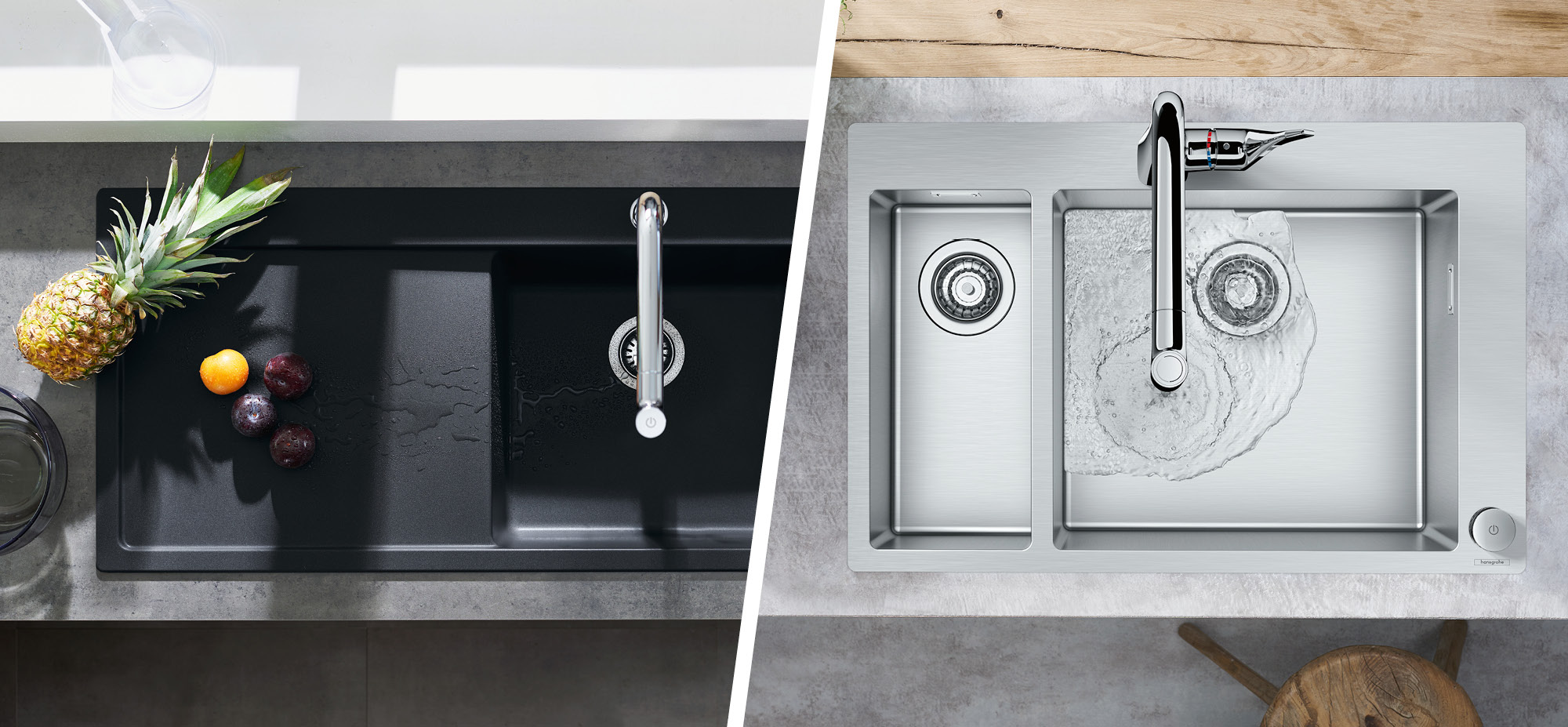 quarts vs stainless kitchen sink