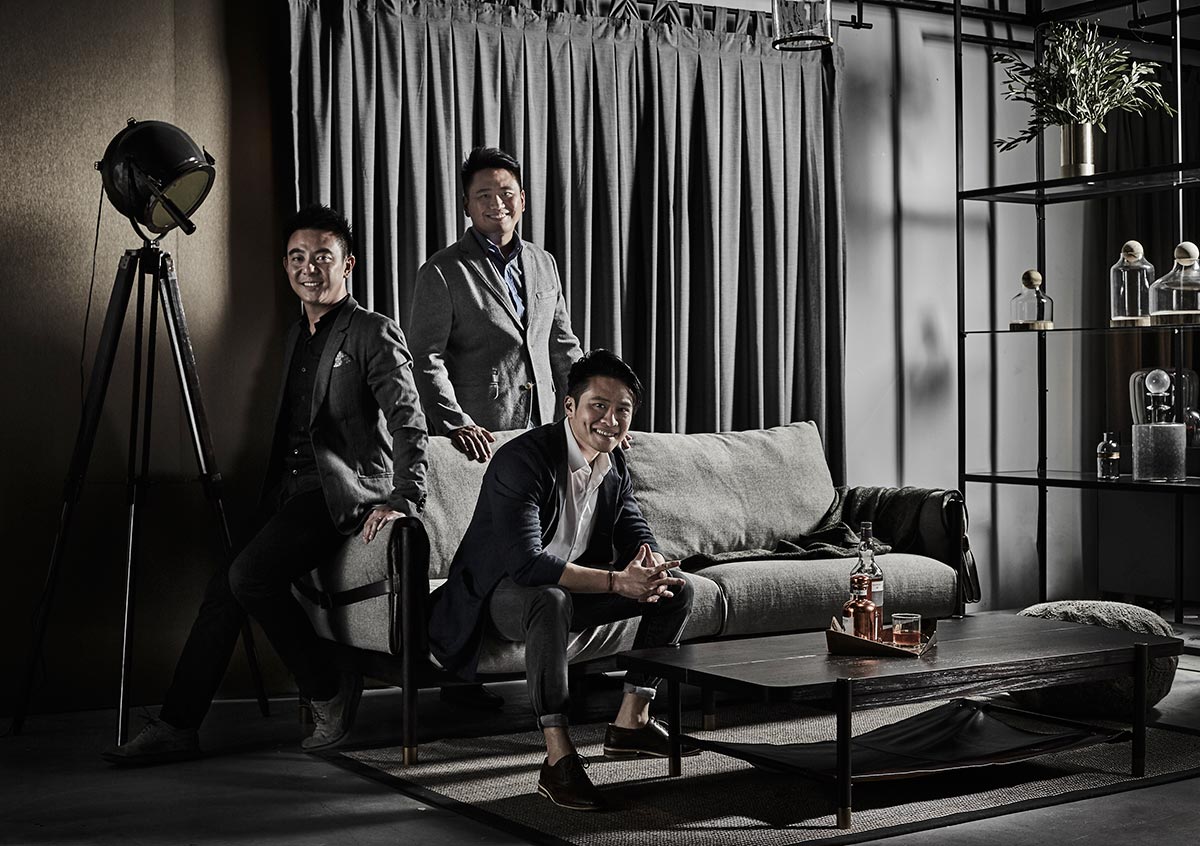 CMO and COO Gan Shee Wen, CEO Joshua Koh, and Brand and Design Director Julian Koh