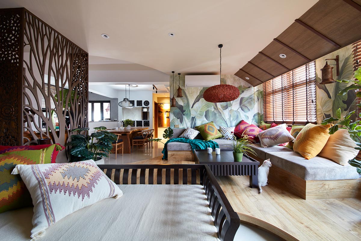 SquareRooms-Free-space-intent-Balinese-HDB-living-room-eclectic-colourful-jungle-aesthetic