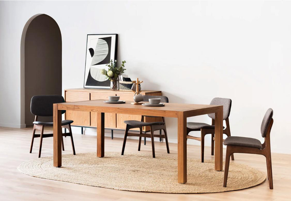 Pictured: Alexander Dining Table, from $559 and Alexander Sideboard, from $969.