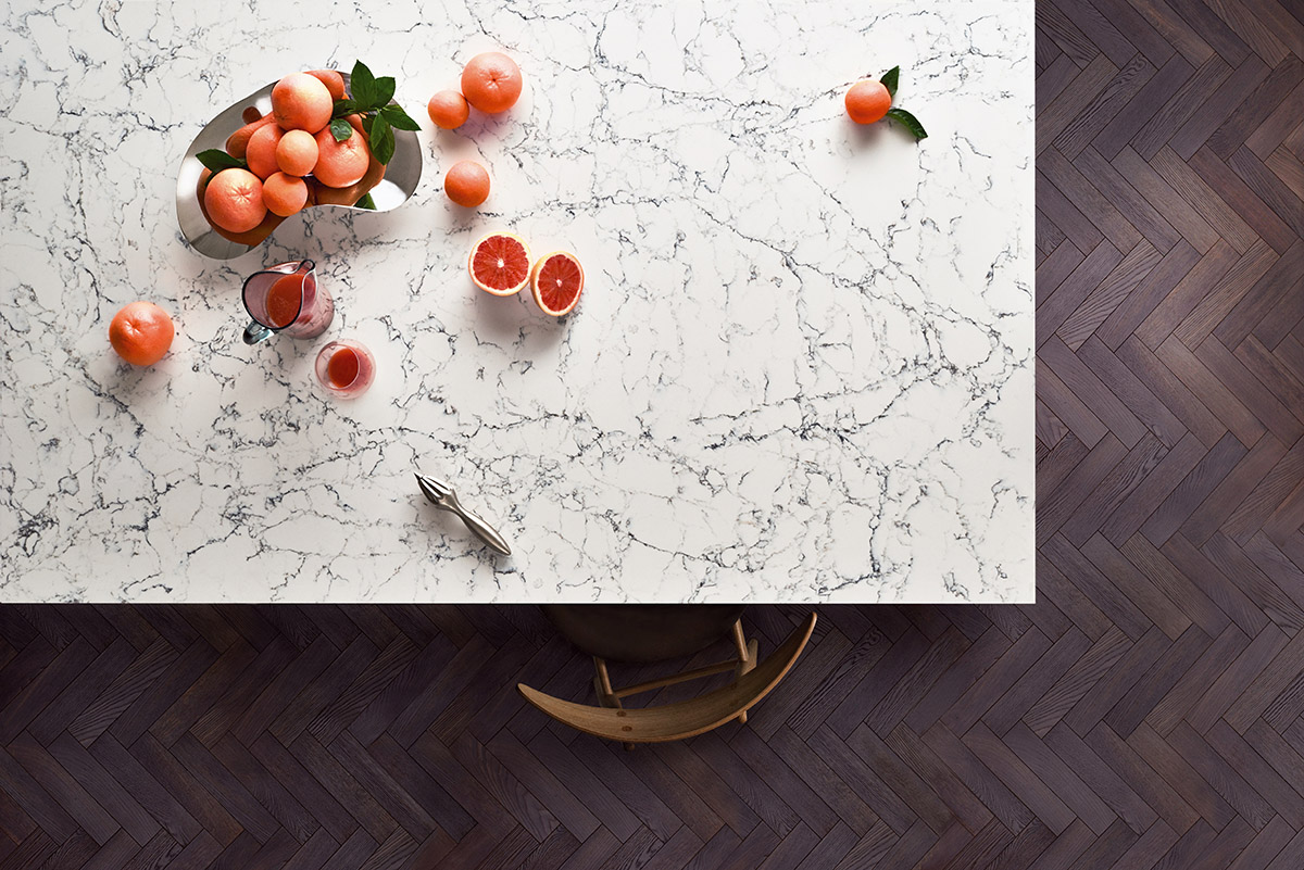 squarerooms-caesarstone-white-marble-surface-quartz-kitchen-counter-berries-fruits-red-flatlay