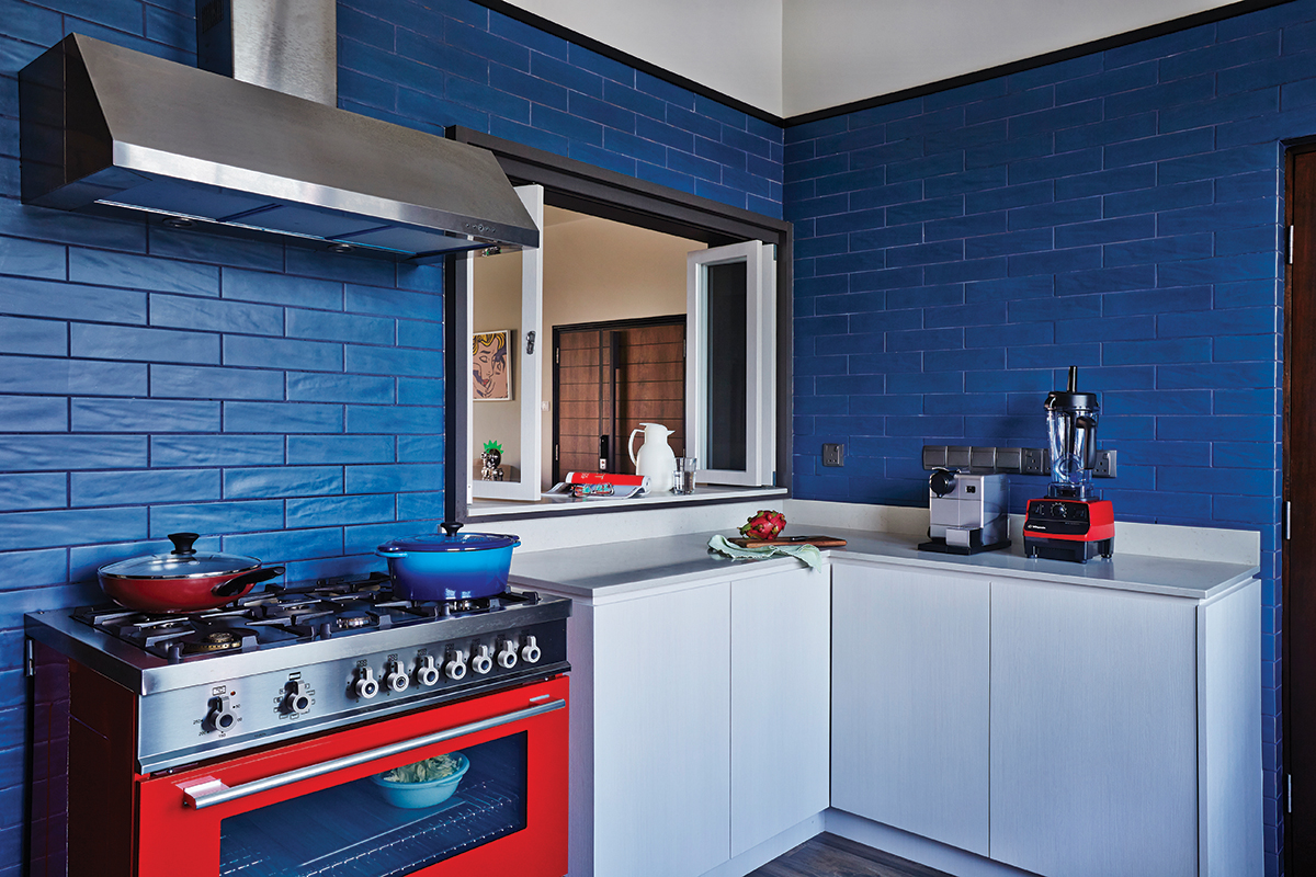 squarerooms-blue-tiles-kitchen-bright-colourful-red-stove