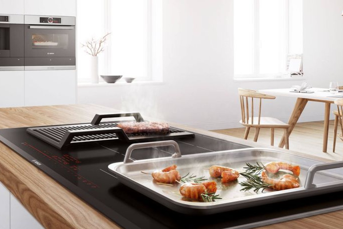 squarerooms bosch cooktop stovetop cooking plate seafood kitchen counter island
