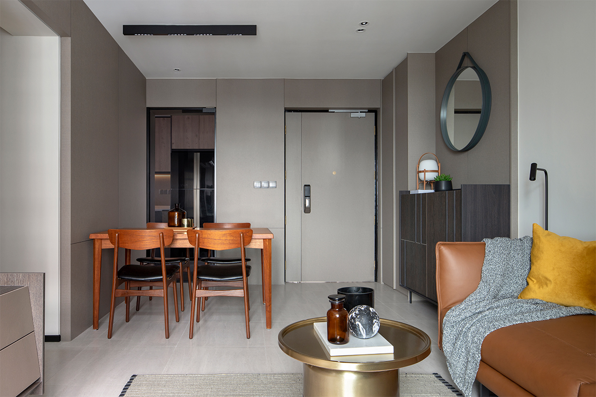 squarerooms-joey-khu-interior-design-hdb-flat-renovation-home-inspo-contemporary-grey-black-dark-overall-view-hallway-dining-area