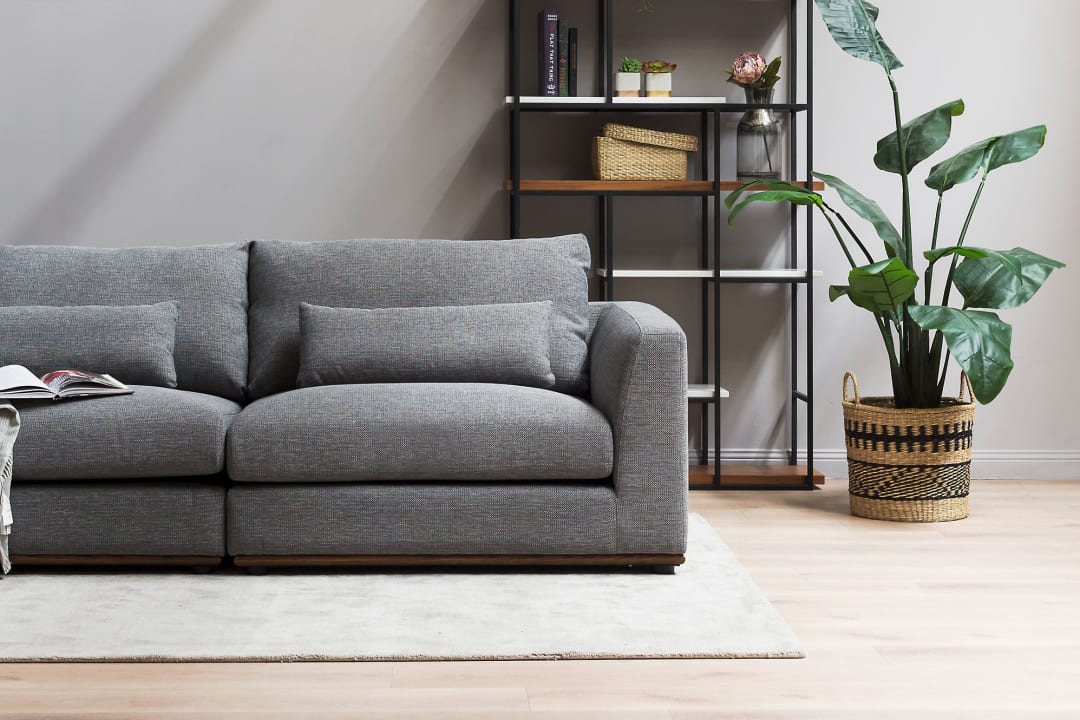 squarerooms castlery grey sofa couch