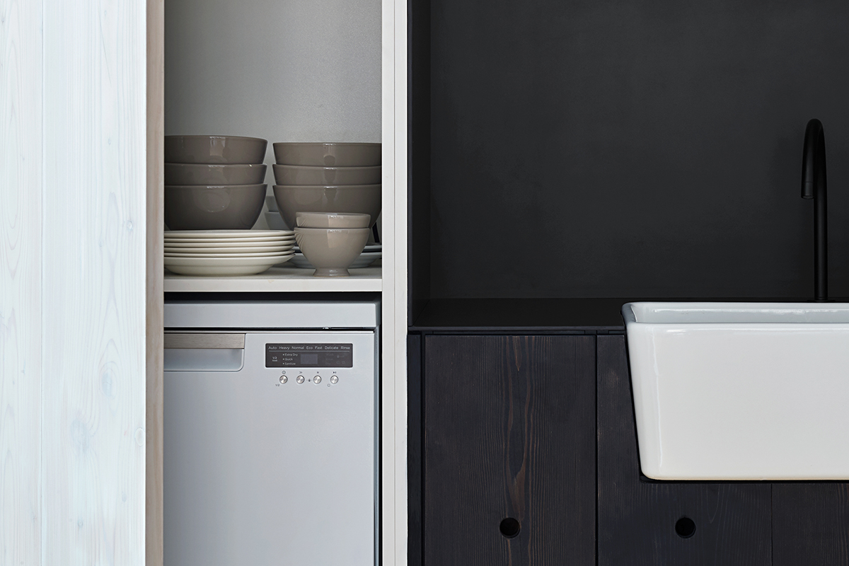 squarerooms fisher and paykel integrated kitchen appliances