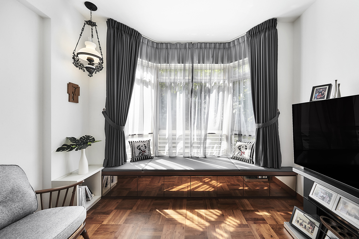 squarerooms richfield integrated condominium wood vintage clean white luxury bay window
