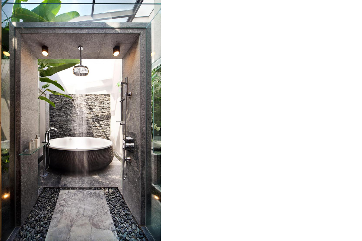squarerooms haire living luxury spa bathroom home design side