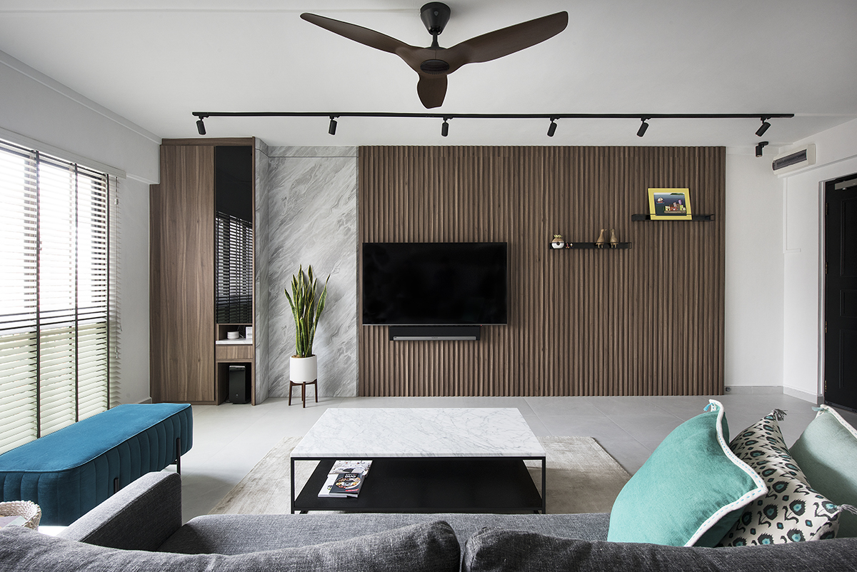 squarerooms design neu home renovation 5 room resale hdb minimalist living room