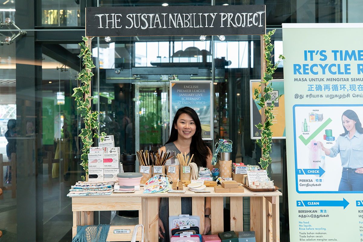 squarerooms the sustainability project joline tang market pop up stall