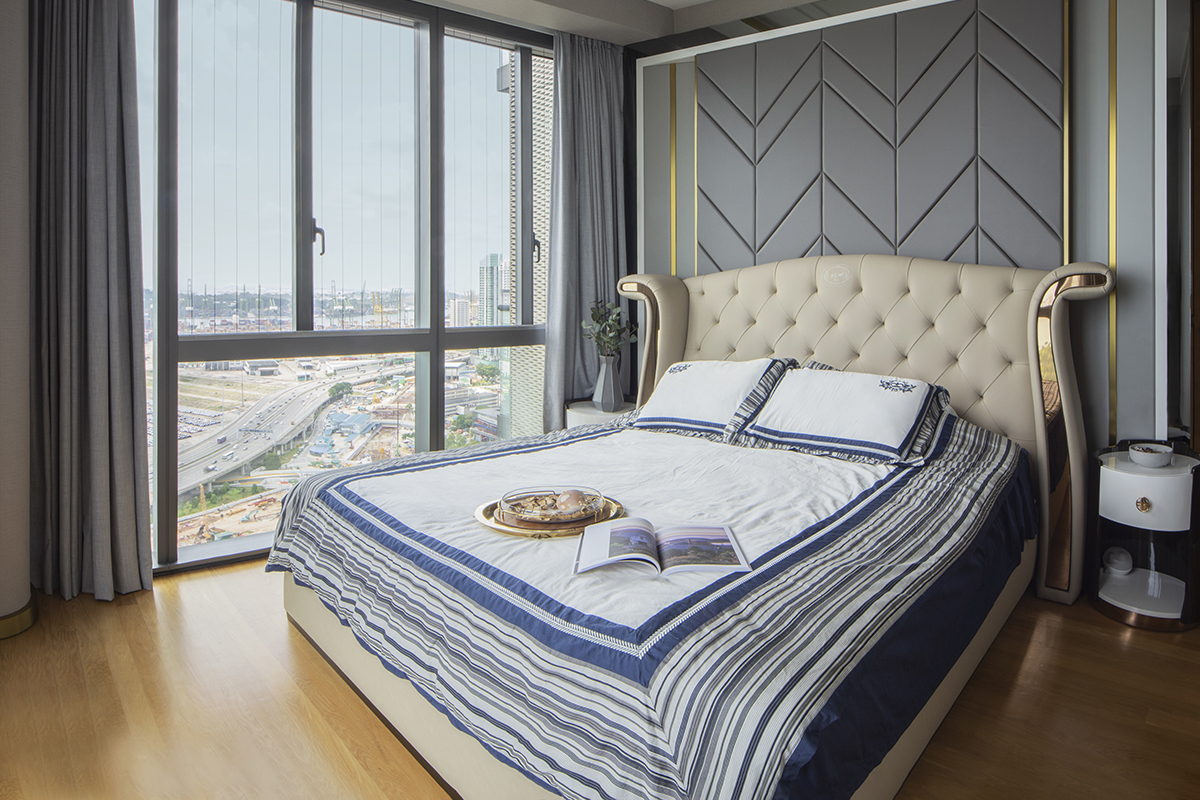 squarerooms distinctidentity home interior design renovation luxury condo master bedroom