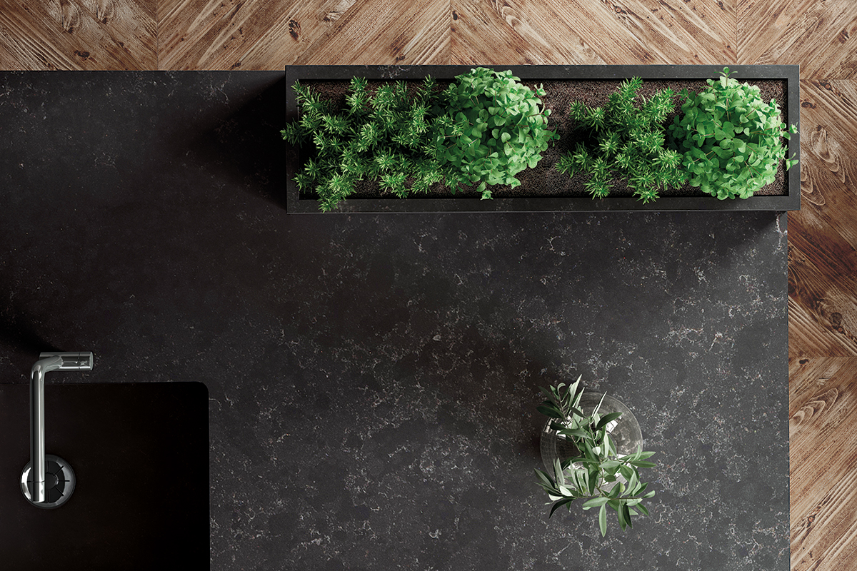 squarerooms cosentino silestone kitchen surface countertop black quartz