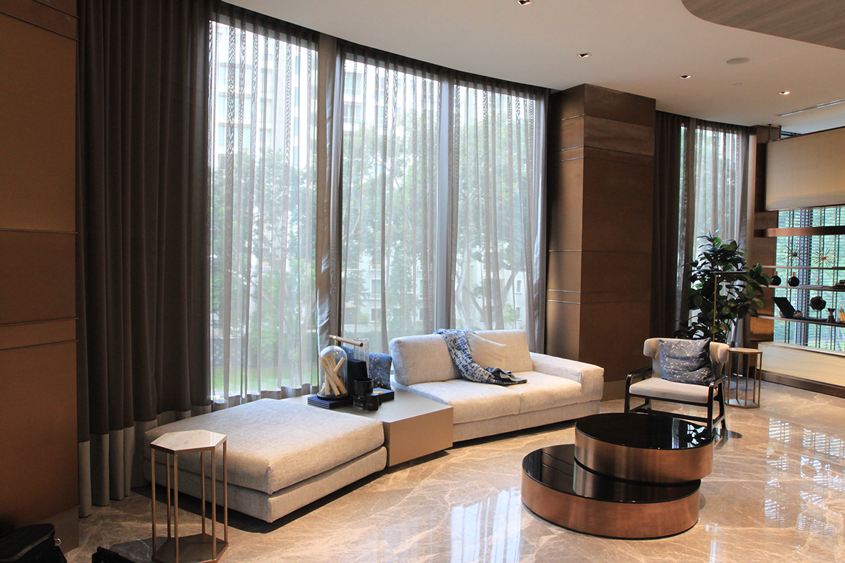 squarerooms curtains indoor living room elegant sleek modern luxury large