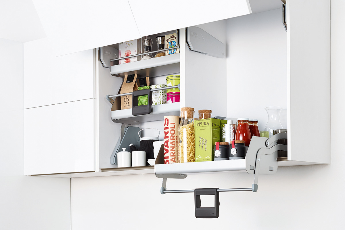 squarerooms imove hafele pull down extendable kitchen shelf white cabinet