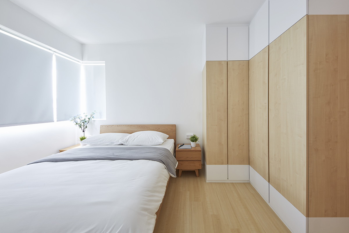 squarerooms ju design hdb renovation bedroom white wood scandinavian minimalist