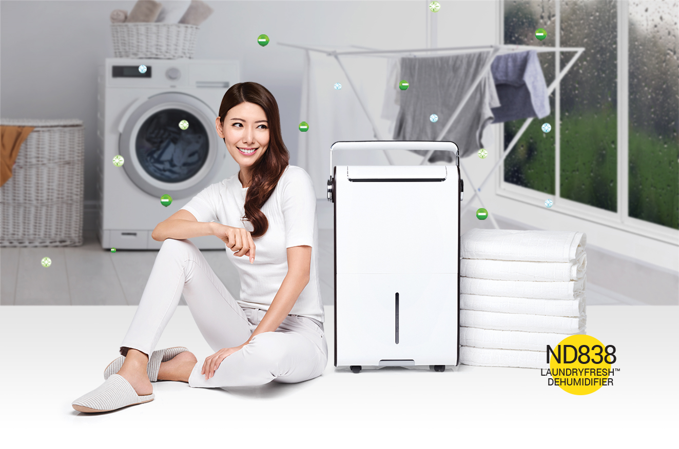 squarerooms novita dehumidifier singapore air clean quality humidity laundry dry clothes smells remove