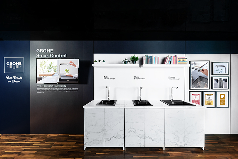 squarerooms grohe showroom faucets taps singapore