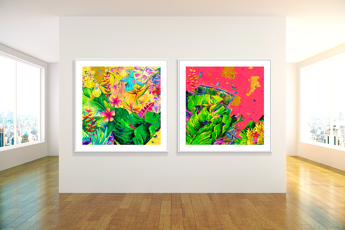 squarerooms mishell leong artwork art gallery home paintings wall