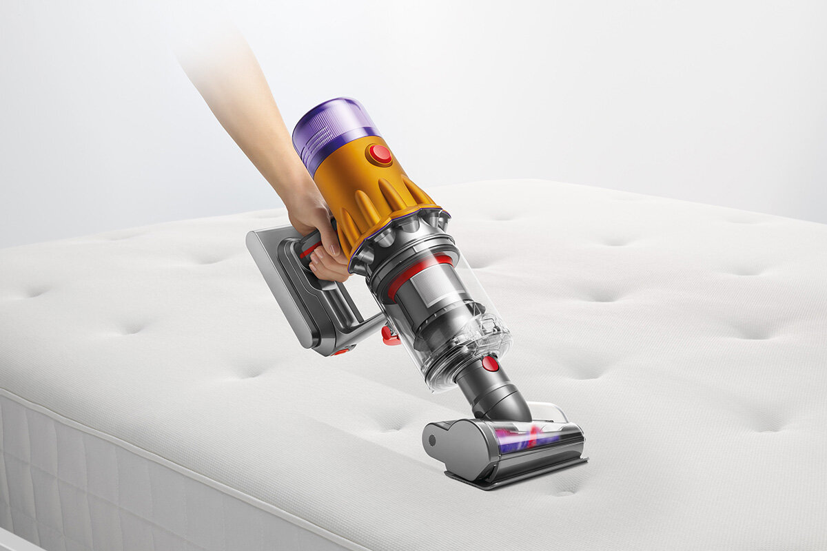 squarerooms dyson v12 detect slim total clean vacuum new launch release appliance cleaning device direct cleaning mattress soft furnishings sofa bed