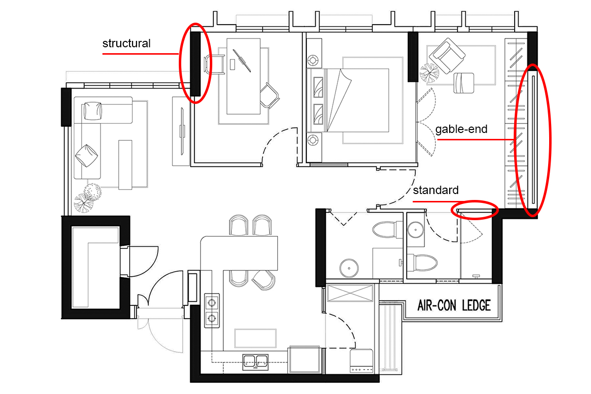 squarerooms authors in style home hdb bto 4 room flat floorplan walls