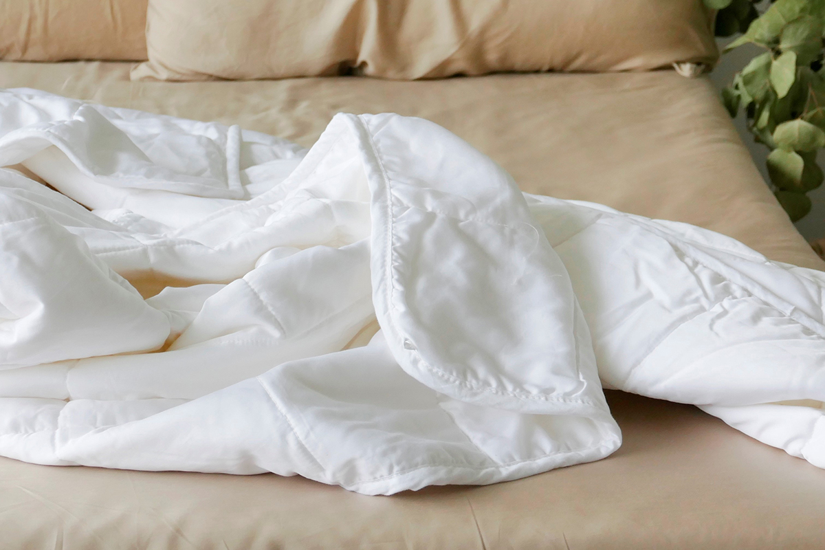 squarerooms tencel duvet blanket white bedding weavve home lyocell