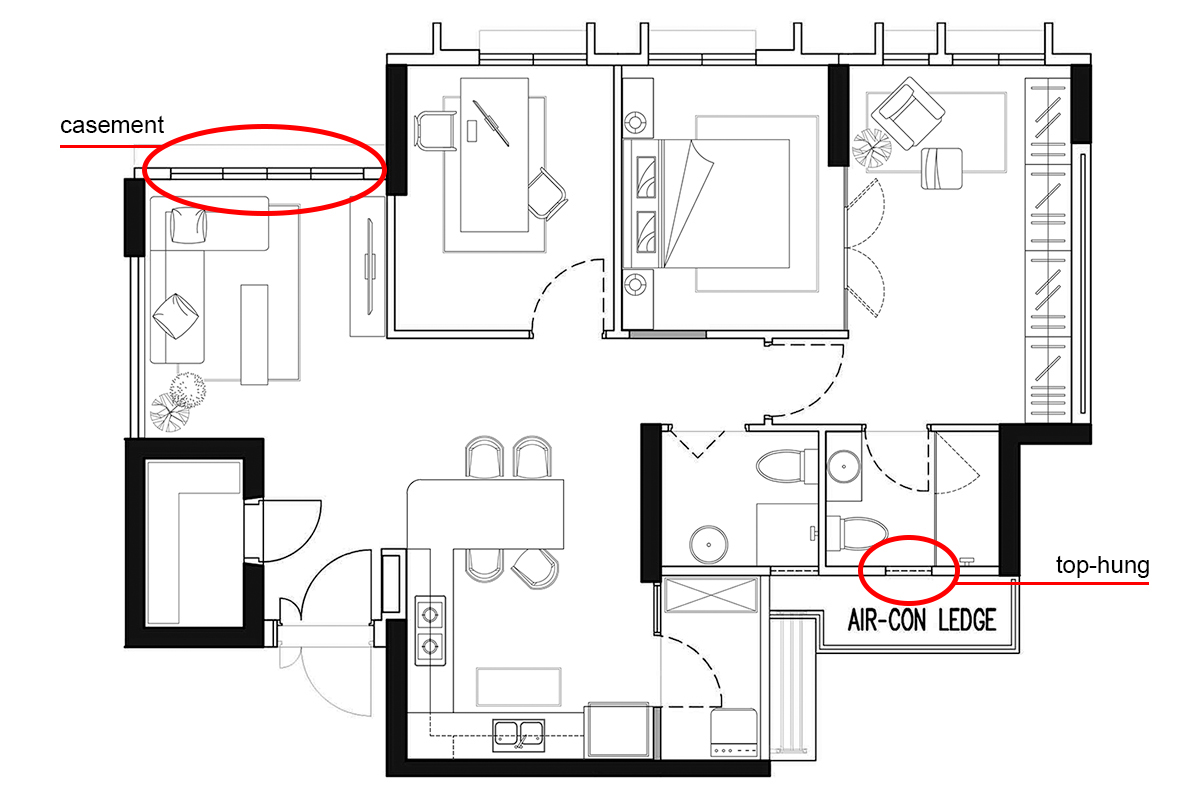 squarerooms authors in style home hdb bto 4 room flat floorplan windows
