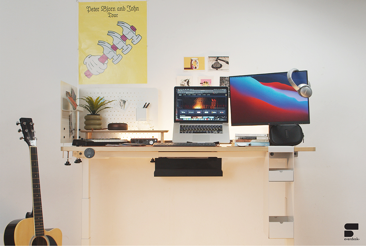squarerooms everdesk+ standing desk automatic electric electronic product review new launch customisable home office
