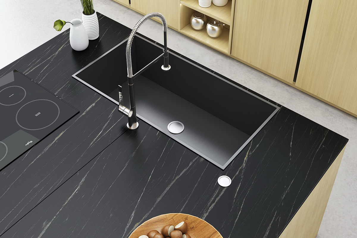 squarerooms edl compact series kitchen surface black countertop