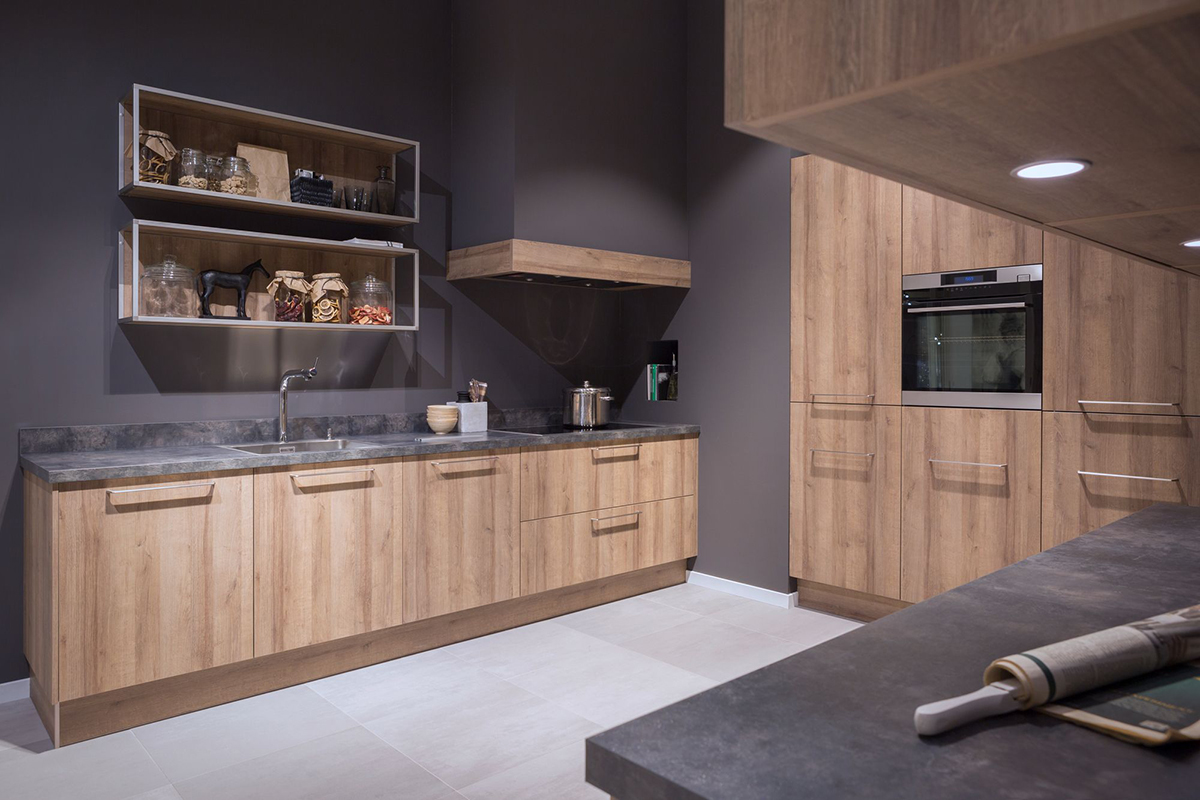 squarerooms kitchen surfaces wood laminate rehau cabinets dark