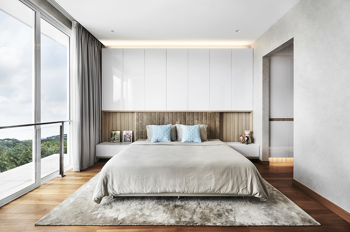squarerooms akiHAUS singapore local home renovation interior design makeover look style bedroom modern grey white monochromatic