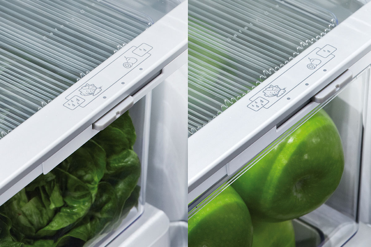 squarerooms fisher and paykel fridge kitchen appliance refrigerator cooler vegetables compartment capsicum green pepper