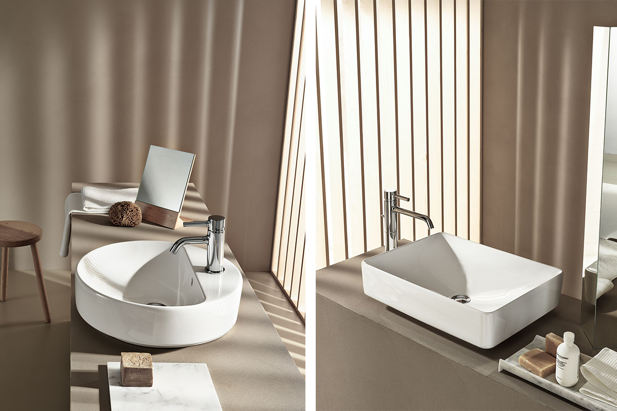 squarerooms geberit variform sink washbasin white desert warm minimalist aesthetic natural cream bathroom