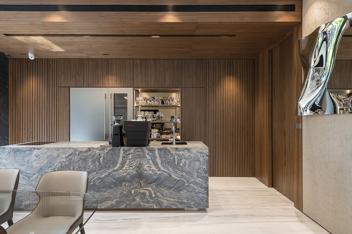 squarerooms vzug architology interiors kitchen luxury modern design marble island