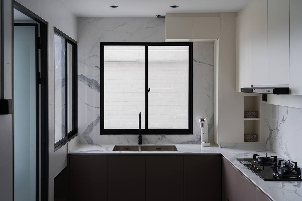 squarerooms bellus sintered surfaces gardenia slabs backsplash countertops monochrome modern minimalist