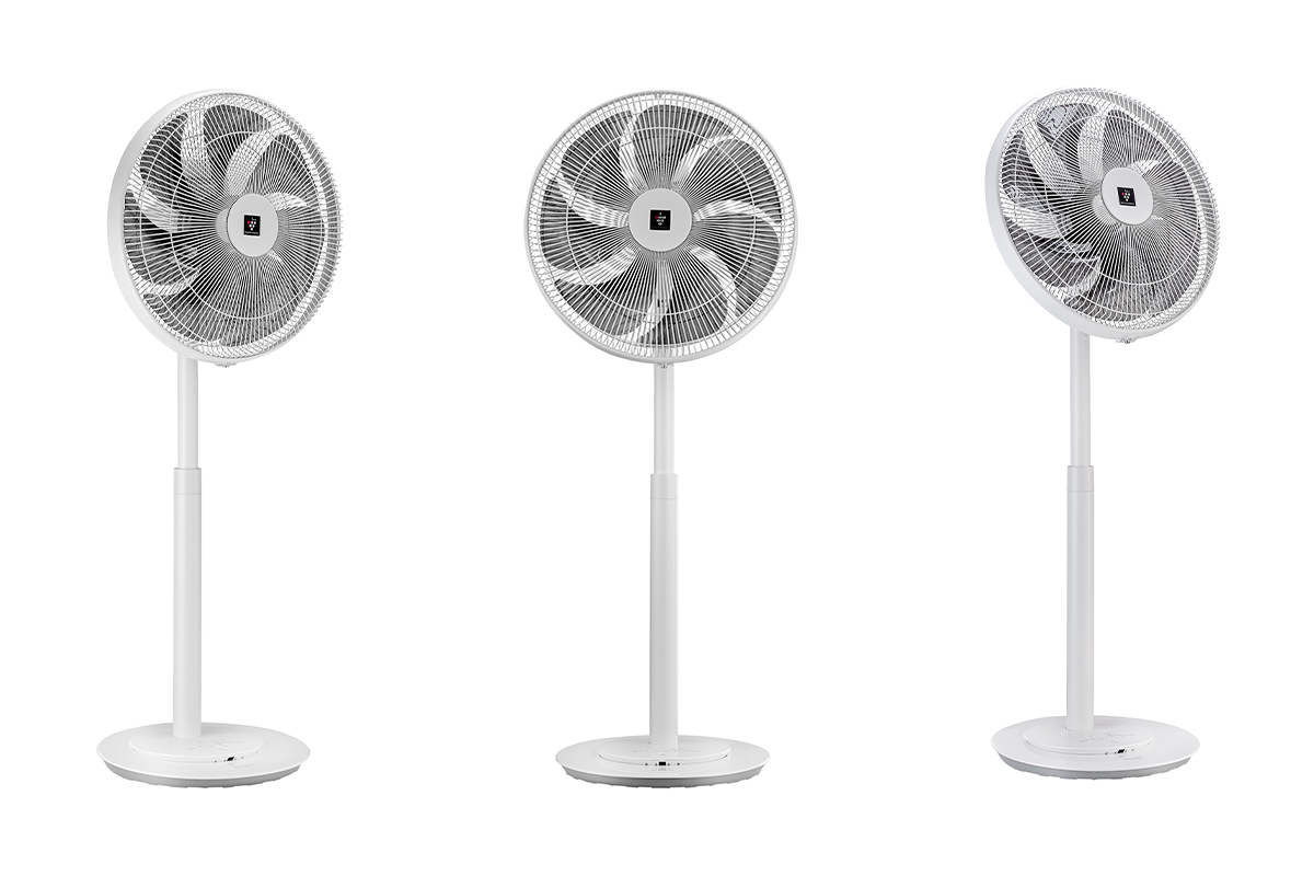 squarerooms sharp plasmacluster ion electric standing fan review white air purifying fan singapore