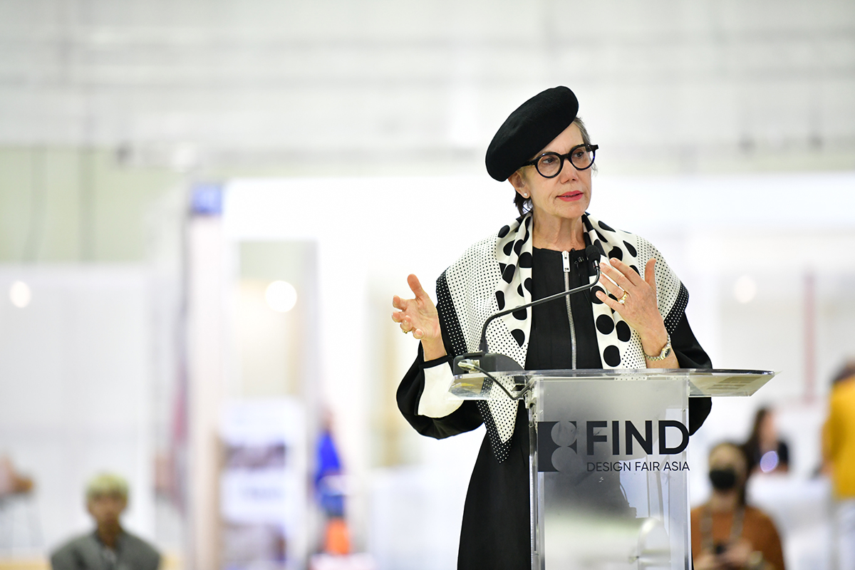 squarerooms find design fair asia conference interior design industry event singapore 2022 designer giving speech