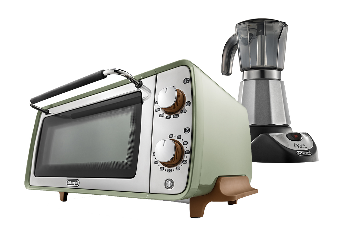 squarerooms de'longhi delonghi moka pot olive toaster oven kitchen appliances