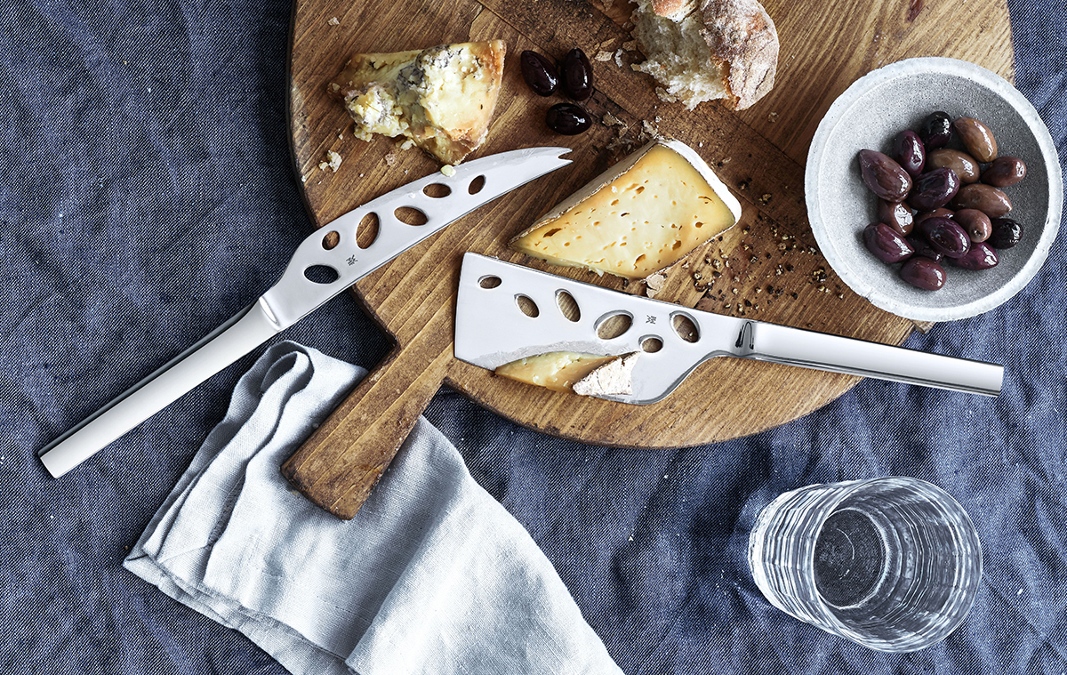 squarerooms wmf nuova cheese knives set board