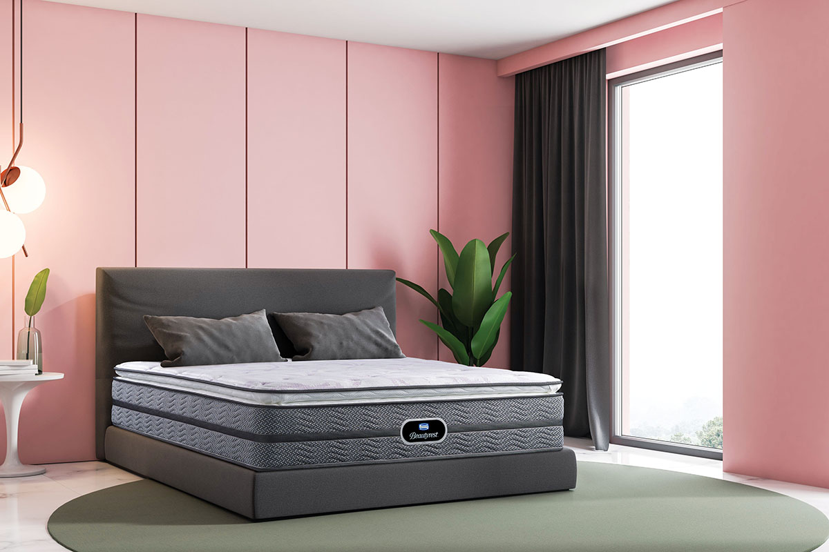 squarerooms raffles city bedding furnishings home decor shop simmons pink wall
