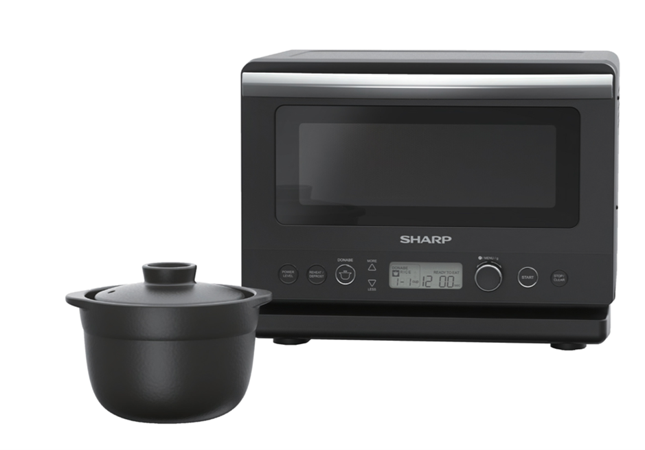 squarerooms sharp donabe microwave rice cooker