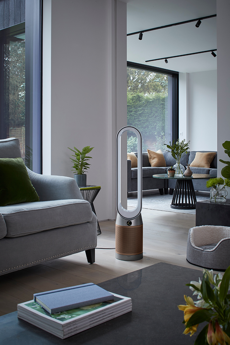 squarerooms Dyson Cool Formaldehyde TP09 air purifier fan living room