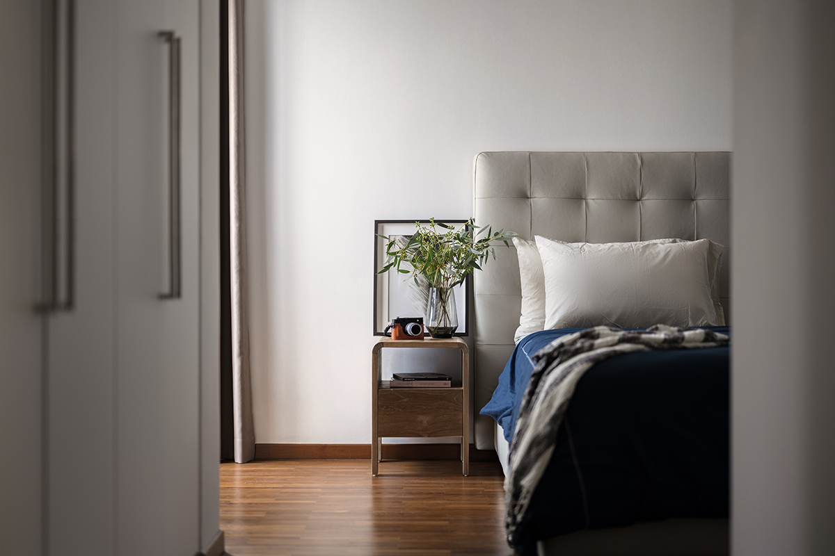 squarerooms ovon design 3 room resale hdb flat interiors makeover modern minimalist style aesthetic renovation bedroom
