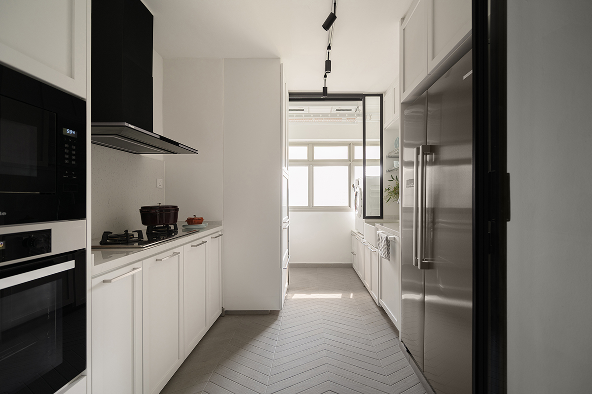 squarerooms ovon design 3 room resale hdb flat interiors makeover modern minimalist style aesthetic renovation kitchen