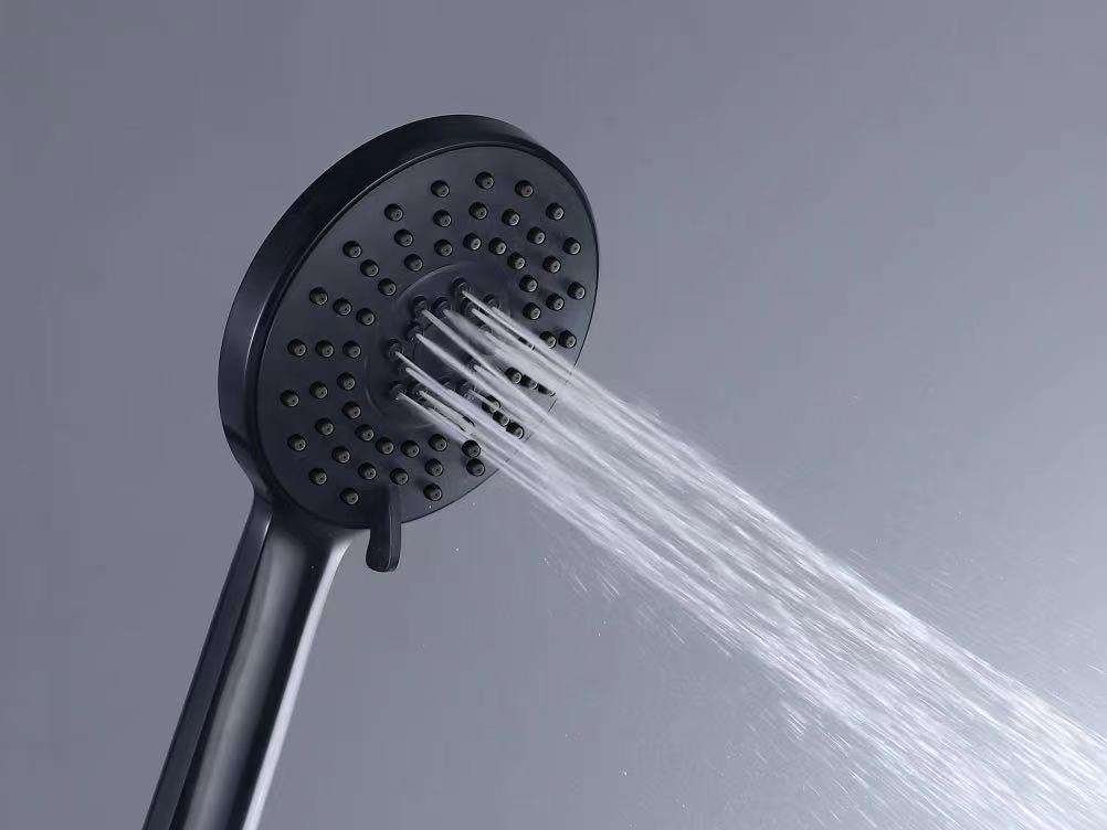 squarerooms rubine bathroom shower water heater bow 3388 black edition water spray jet