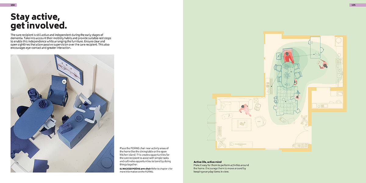 hack care book about dementia friendly interior design by lekker architects