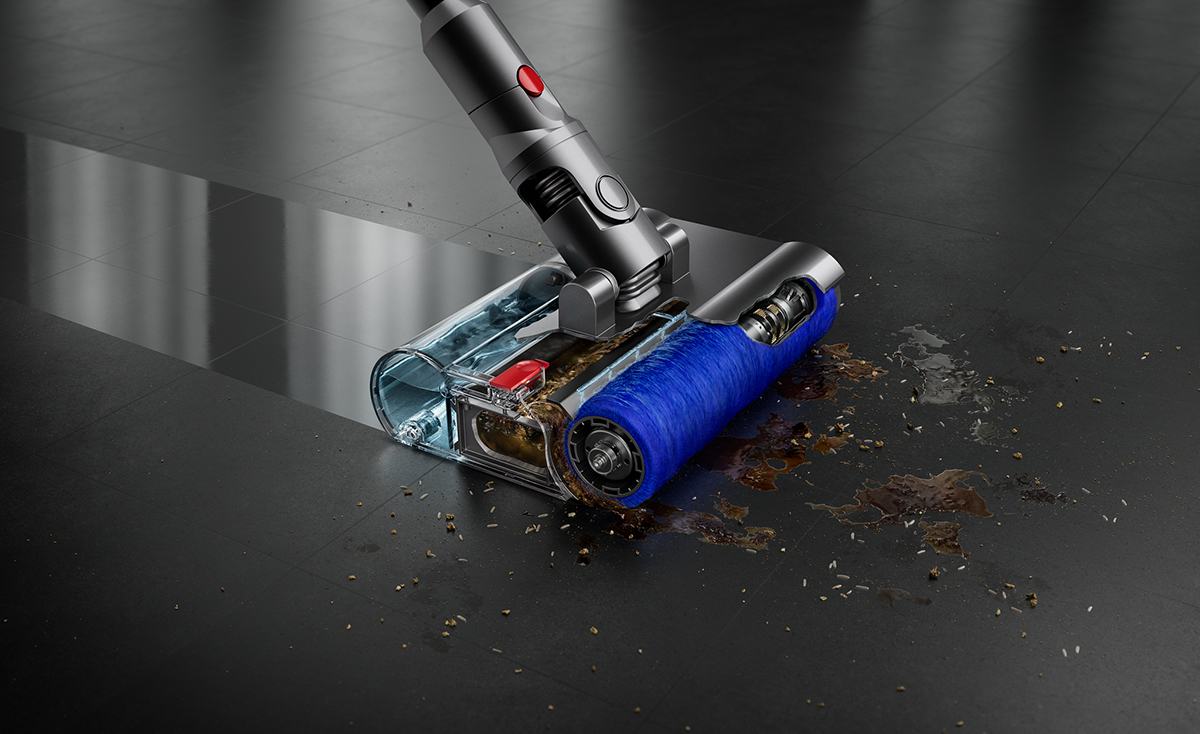 dyson detect slim v12 submarine vacuum and mop in one cleaning floor